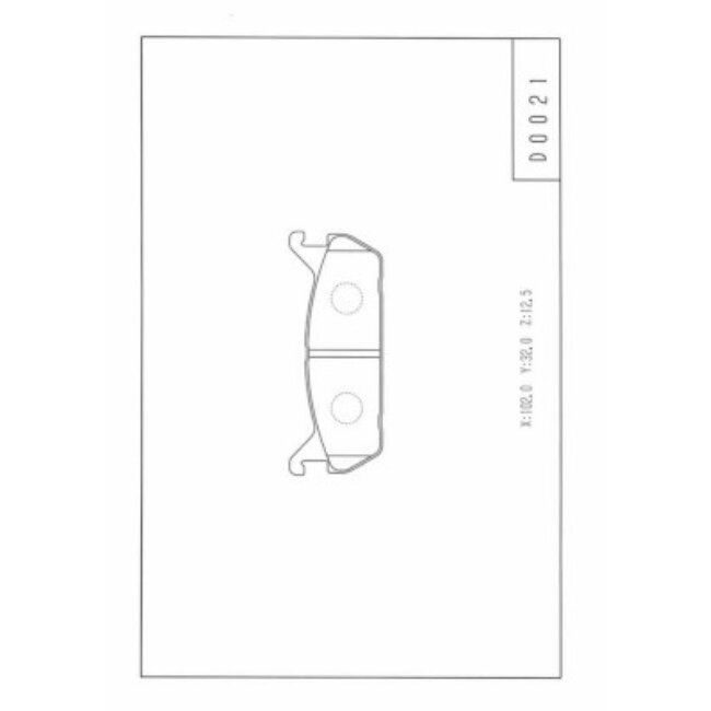 4 Plaquettes De Frein Nps D361u01