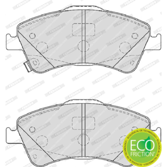 4 Plaquettes De Frein Ferodo Fdb4047