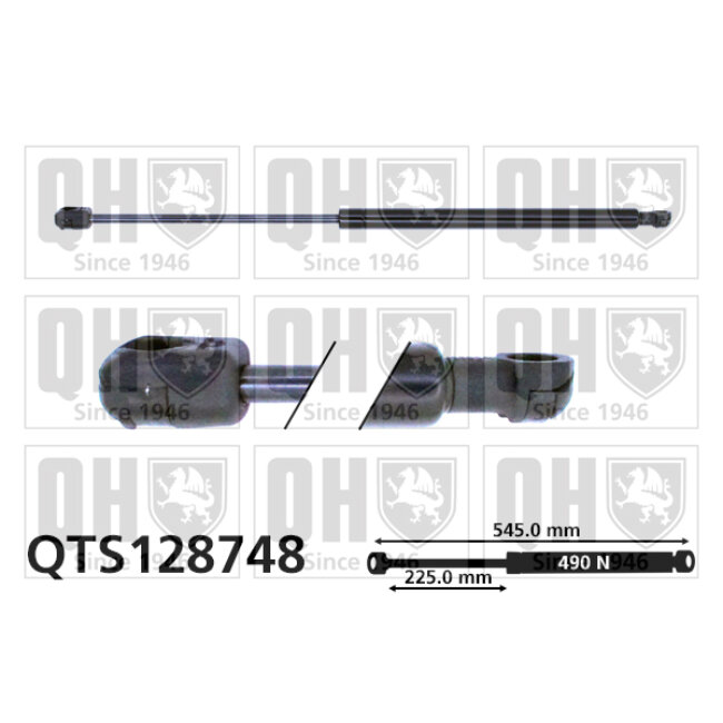 Vérin De Coffre Quinton Hazell Qts128748