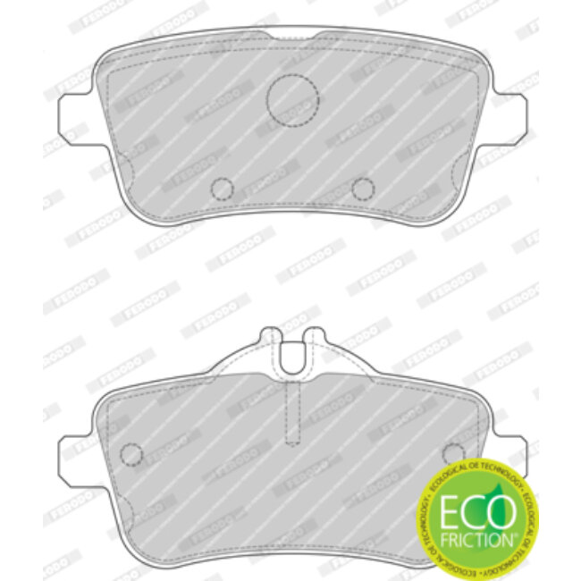 4 Plaquettes De Frein Ferodo Fdb4701