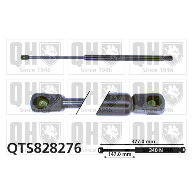 Vérin De Coffre Quinton Hazell Qts828276