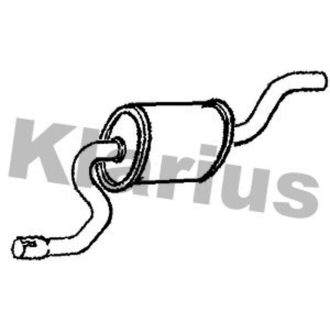 Silencieux Intermédiaire Klarius 221035