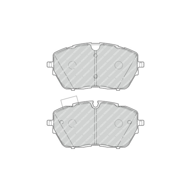 4 Plaquettes De Frein Ferodo Fdb4929