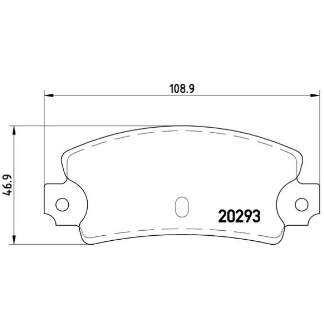 4 Plaquettes De Frein Brembo P23008