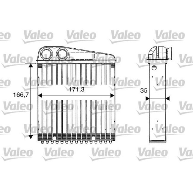 Radiateur De Chauffage Valeo 812250