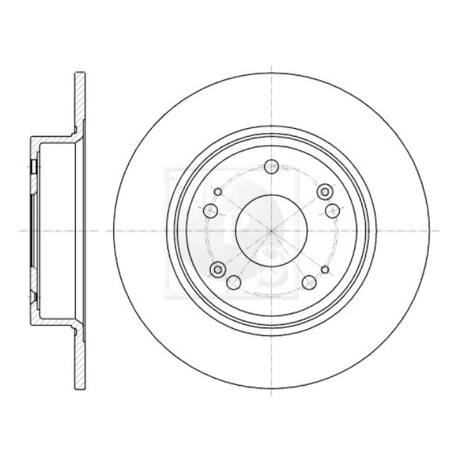 1 Disque De Frein Nps H331a49