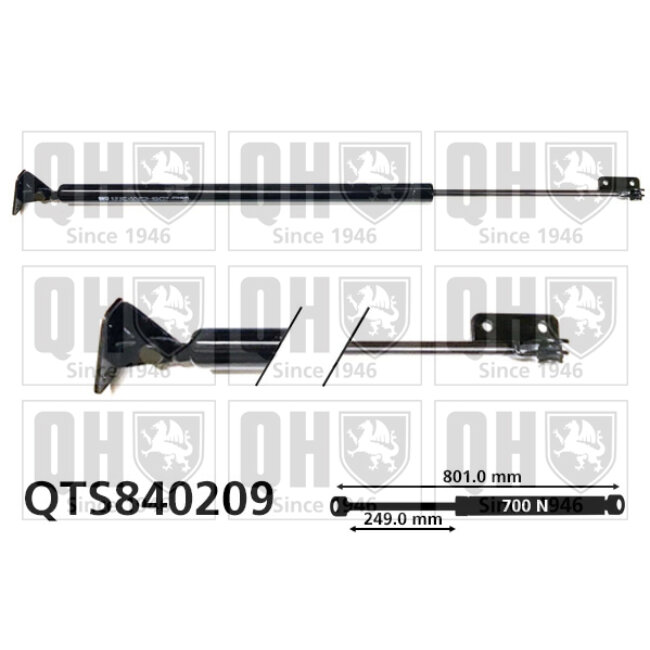 Vérin De Coffre Quinton Hazell Qts840209