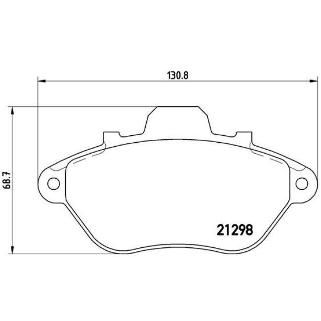 4 Plaquettes De Frein Brembo P61039