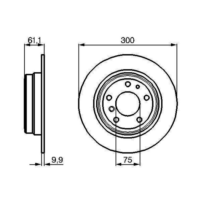 2 Disques De Frein Bosch 0986478321
