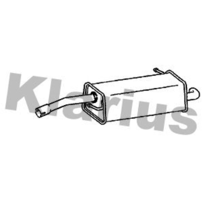 Silencieux Arrière Klarius 221656