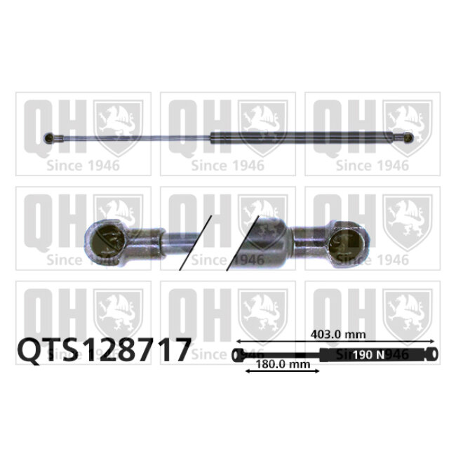 Vérin De Coffre Quinton Hazell Qts128717