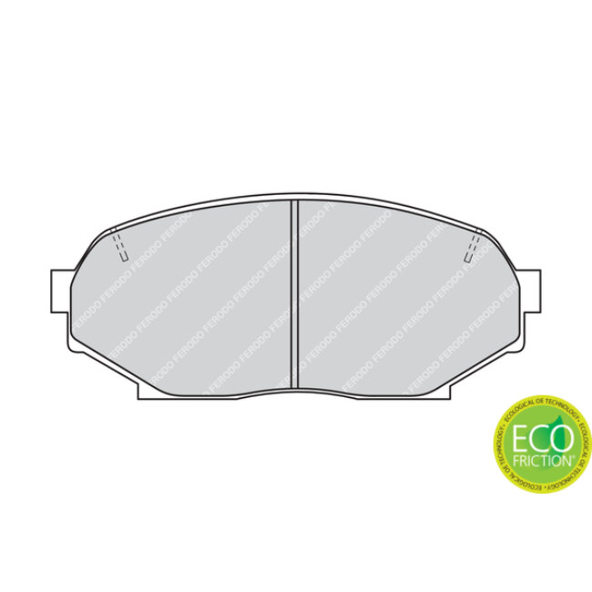 4 Plaquettes De Frein Ferodo Fdb653