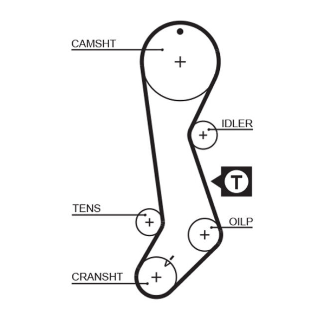 Courroie De Distribution Gates 5358xs