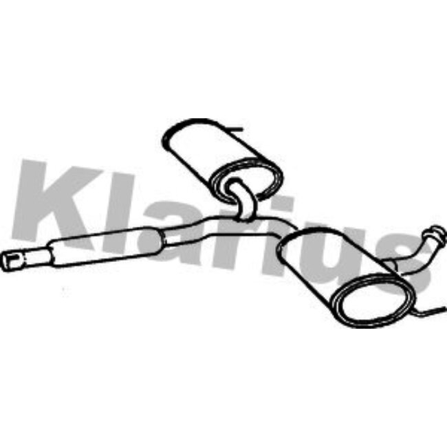 Silencieux Intermédiaire Klarius 240574