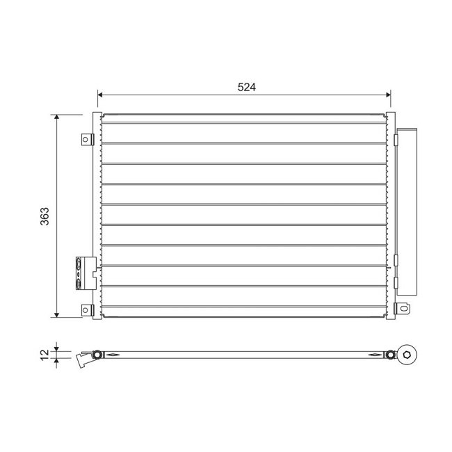 Condenseur Valeo 814155