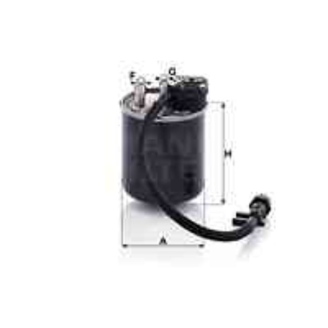 Filtre À Carburant Mann-filter Wk820/18