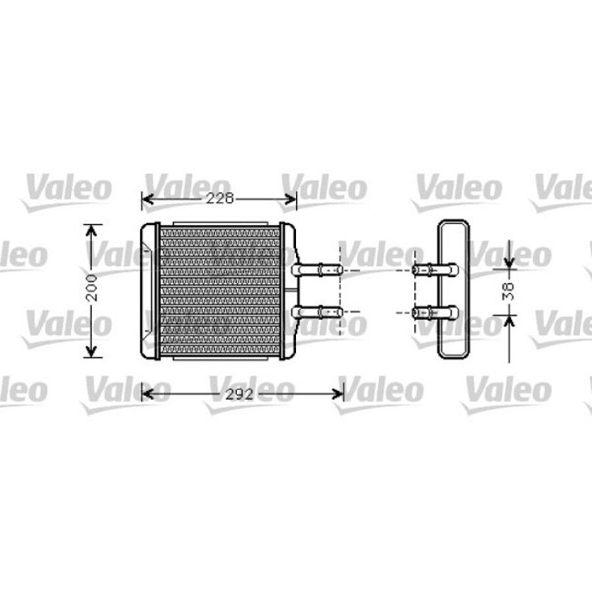Radiateur De Chauffage Valeo 812335