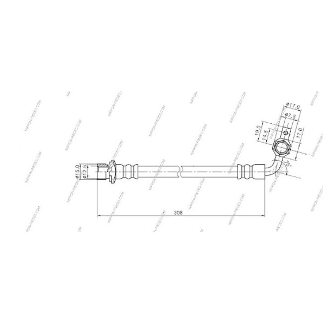 Flexible De Frein Nps T370a220