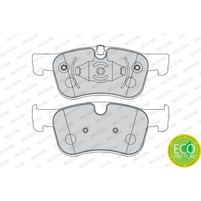 4 Plaquettes De Frein Ferodo Fdb4679