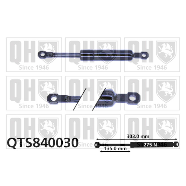 Vérin De Coffre Quinton Hazell Qts840030