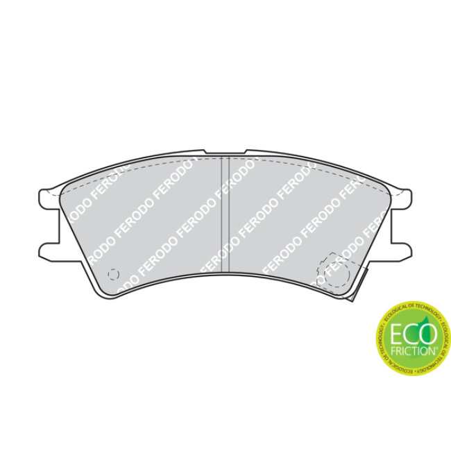 4 Plaquettes De Frein Ferodo Fdb1326