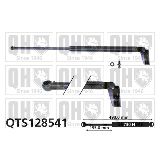 Vérin De Coffre Quinton Hazell Qts128541