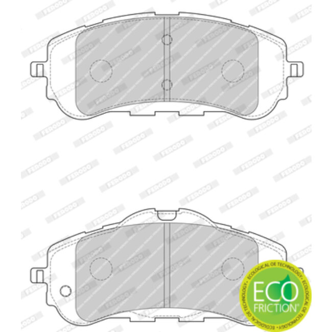 4 Plaquettes De Frein Ferodo Fdb4764