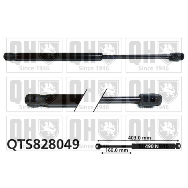 Vérin De Coffre Quinton Hazell Qts828049