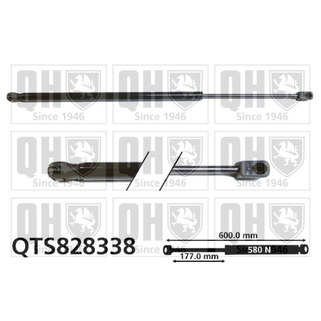 Vérin De Coffre Quinton Hazell Qts828338