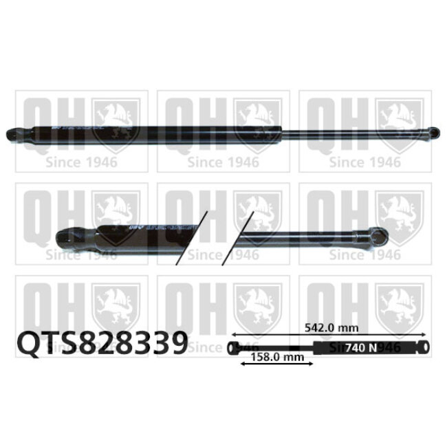 Vérin De Coffre Quinton Hazell Qts828339