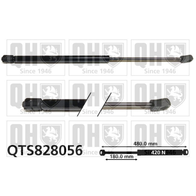 Vérin De Coffre Quinton Hazell Qts828056