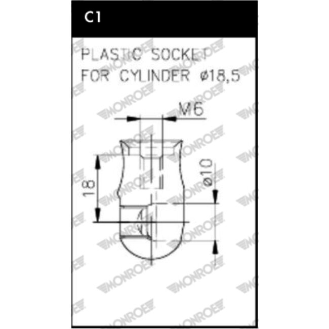 1 Vérin De Coffre Monroe Ml6379