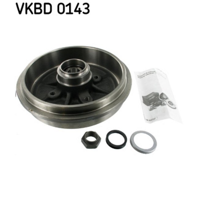 Tambour De Frein Avec Roulement Skf Vkbd0143
