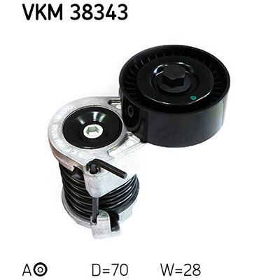SKF VKM 38304 Kit Galet Enrouleur Multi-V - Pièce De Qualité Origine