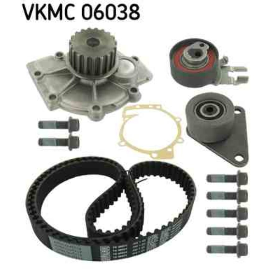 Kit Distribution & Pompe à Eau SKF VKMC 06038 : Norauto.fr