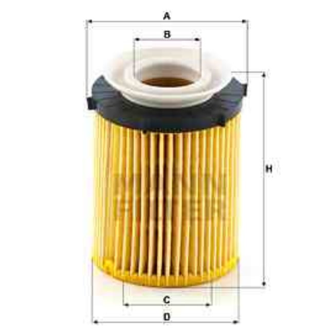 Filtre À Huile Mann-filter Hu711/6z