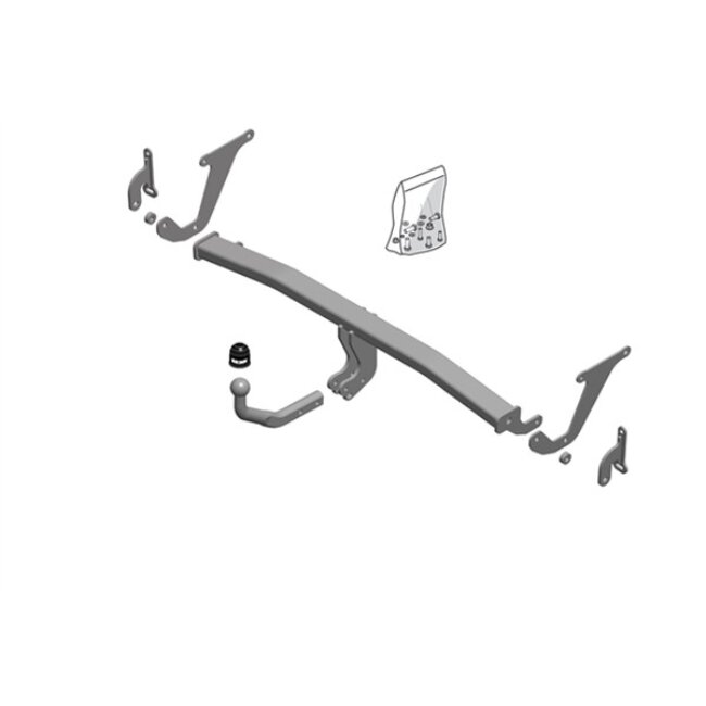 Attelage col De Cygne Démontable Avec Outils Brink 669500