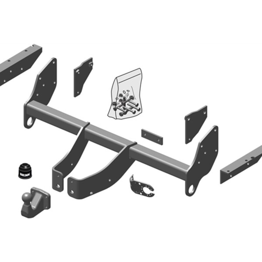 Attelage ''boule'' démontable avec outils BRINK 470500 : Norauto.fr