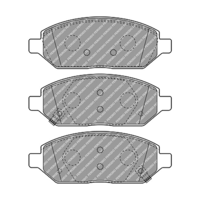 4 Plaquettes De Frein Ferodo Fdb5019