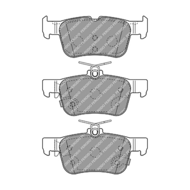 4 Plaquettes De Frein Ferodo Fdb4798