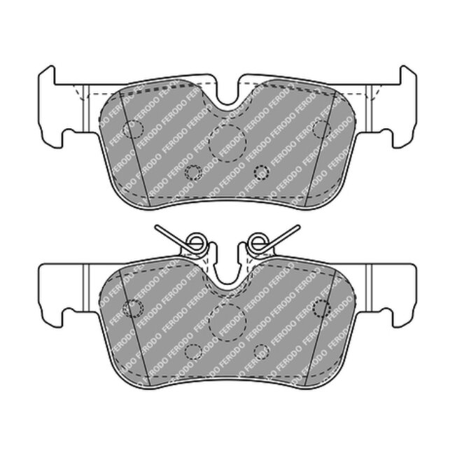 4 Plaquettes De Frein Ferodo Fdb4954