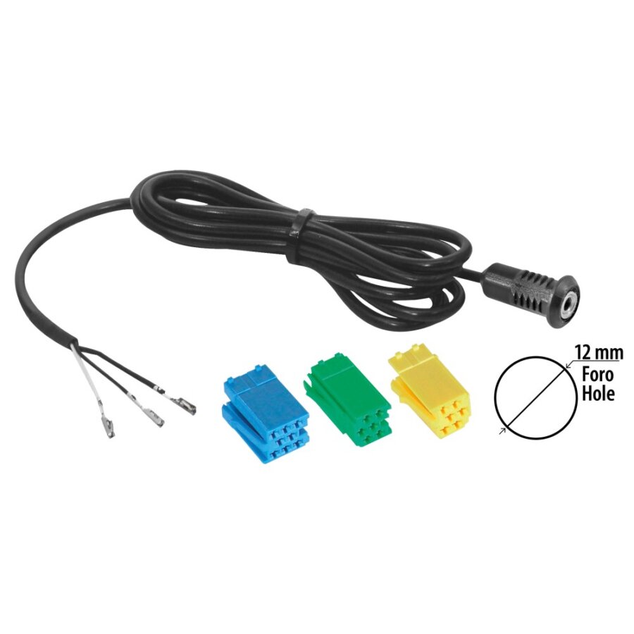 Interface PHONOCAR d’entrée Aux compatible avec ALFA/FIAT/LANCIA/RENAULT/SMART REF. 04112