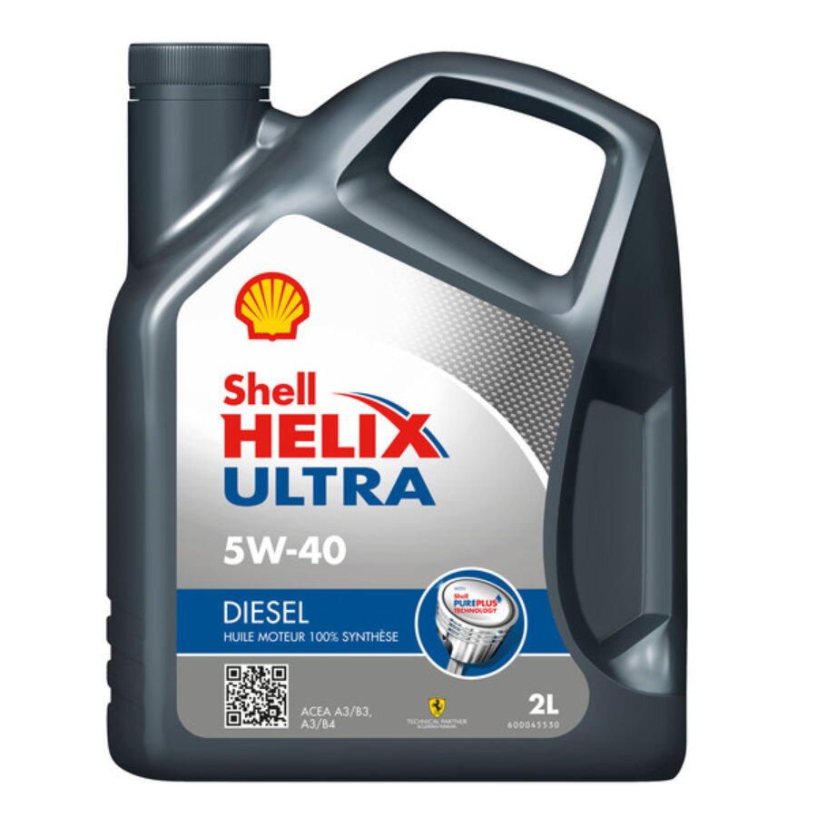 Huile moteur SHELL Helix Ultra 5W40 Diesel 2 L
