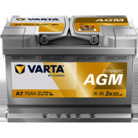 Batterie VARTA A7 Start & Stop Silver AGM 70 Ah - 760 A