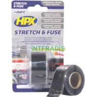 Ruban de vulcanisation extensible et fusible HPX SZ2503 noir 25 mm x 3 m
