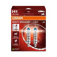 2 ampoules H1 OSRAM Night Breaker Laser +150%
