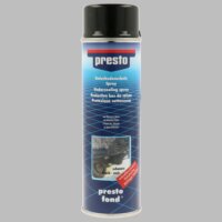 Spray bitume pour protection de bas de caisse noir PRESTO 500 ml