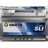 Batterie VARTA E43 Blue SLI 72 Ah - 680 A