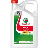 Huile moteur CASTROL GTX 5W-30 RN17 essence et diesel 5L
