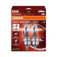 2 ampoules H4 LAS 12V OSRAM NIGHTBRK